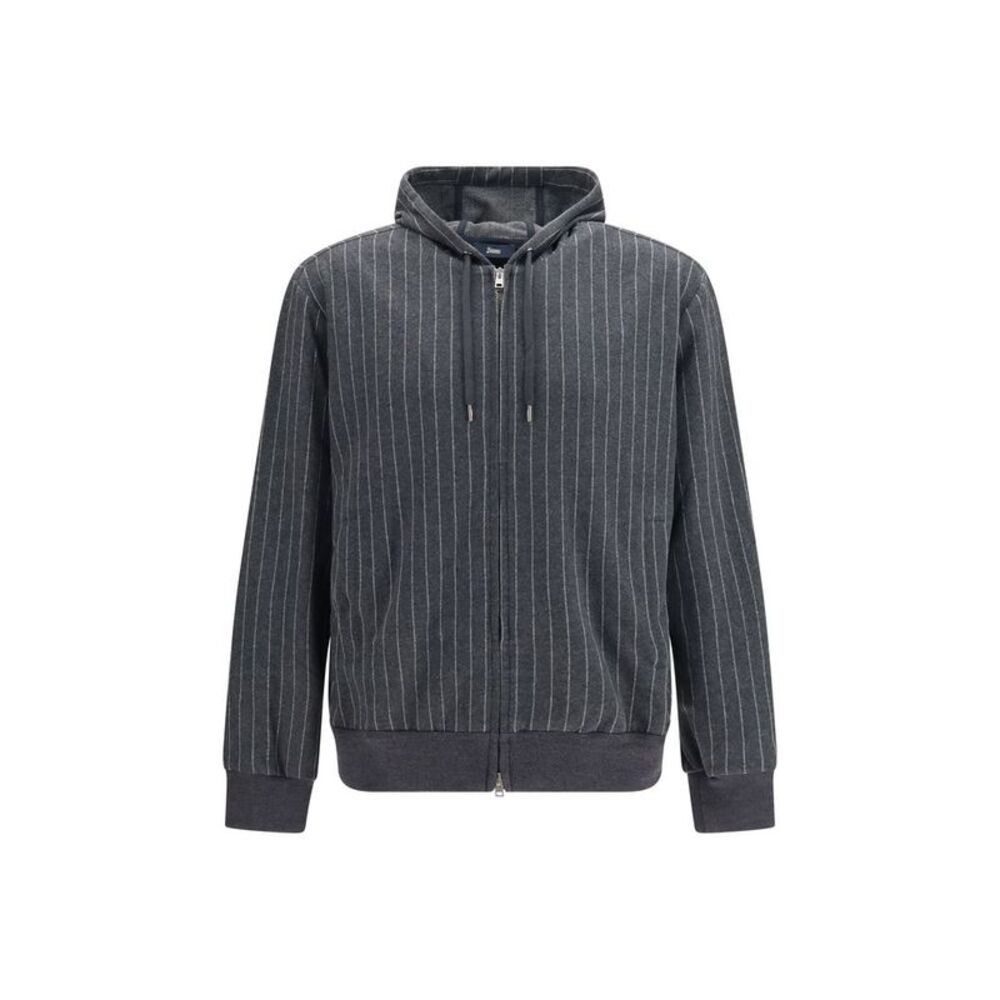 Herno Gray Cotton Men's Sweatshirt